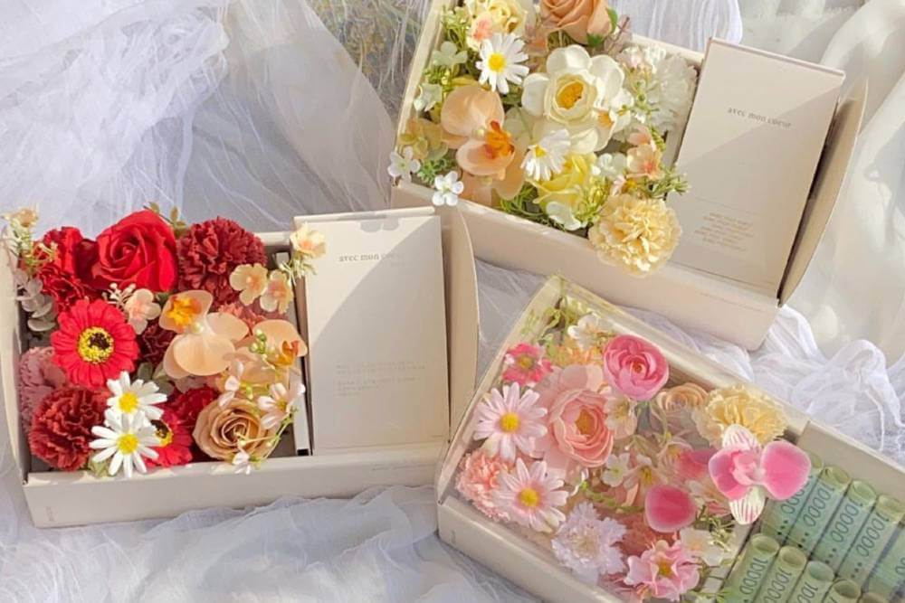 플라워 용돈박스